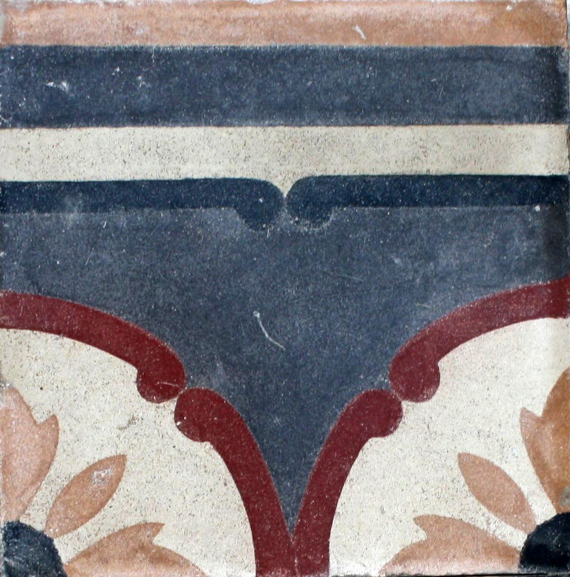 greca cementina di recupero decorata cg 50